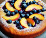 Peach and Blueberry Greek Yogurt Cake Recipe