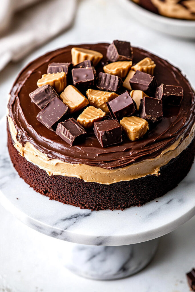 Peanut Butter Flourless Chocolate Cake Recipe