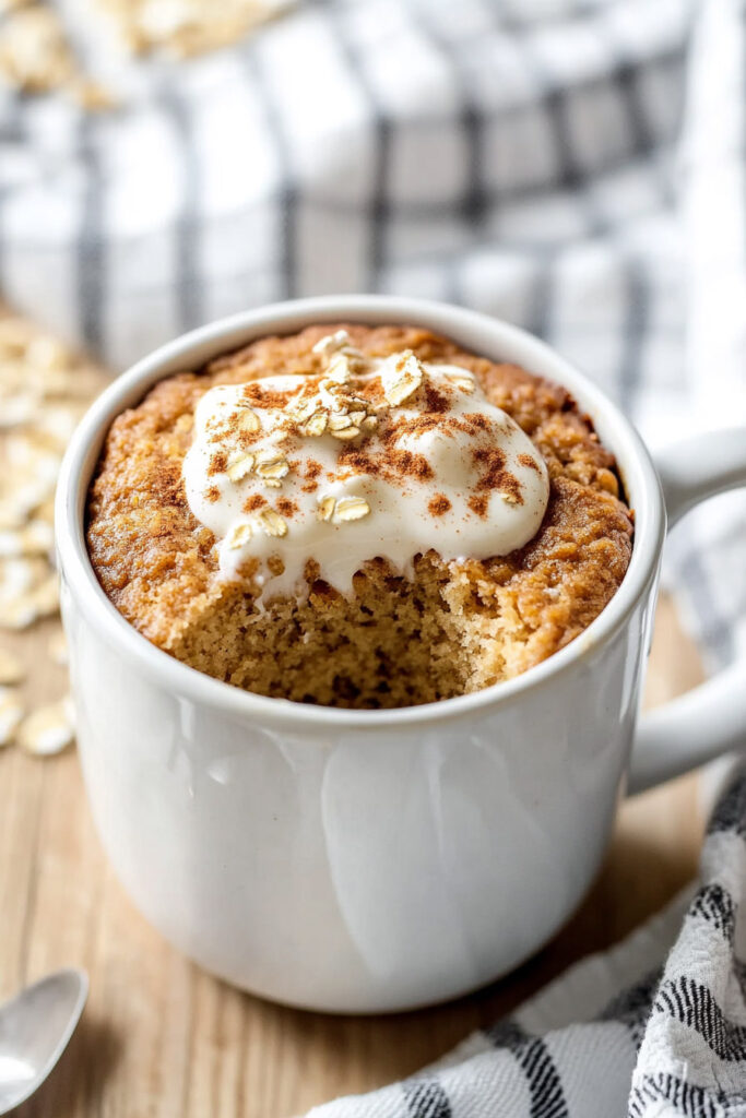 Preparation Steps Oatmeal Mug Cake