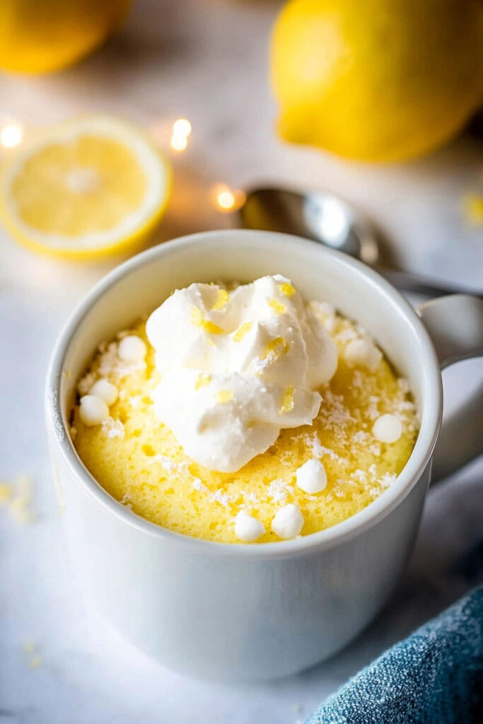 Preparing Your Lemon Mug Cake