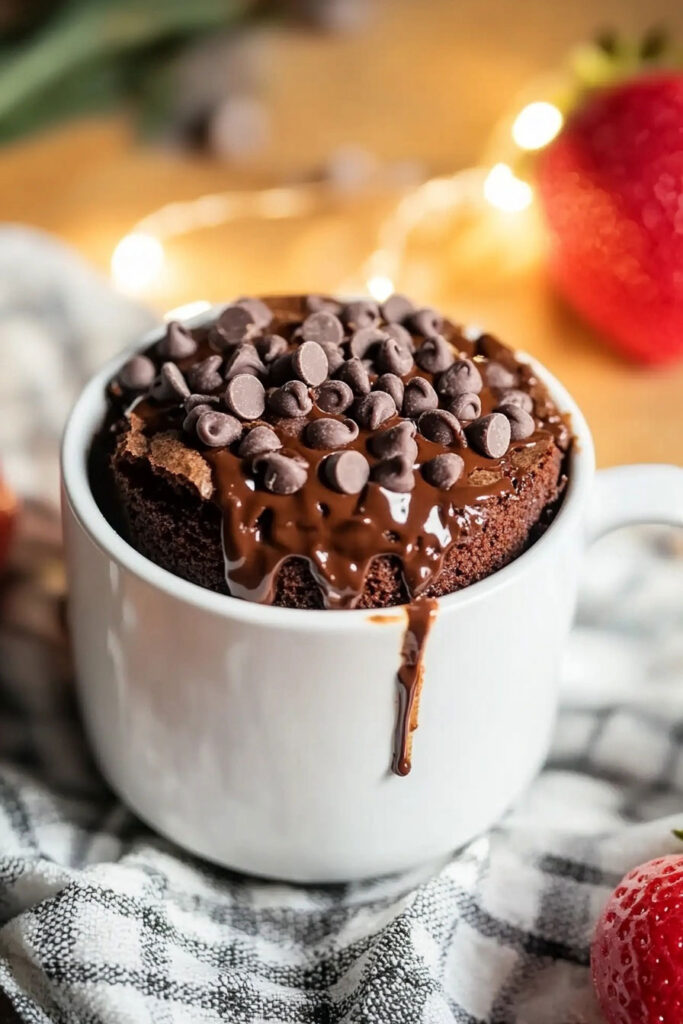 Preparing Your Microwave Brownie in a Mug