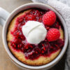 Raspberry Mug Cake