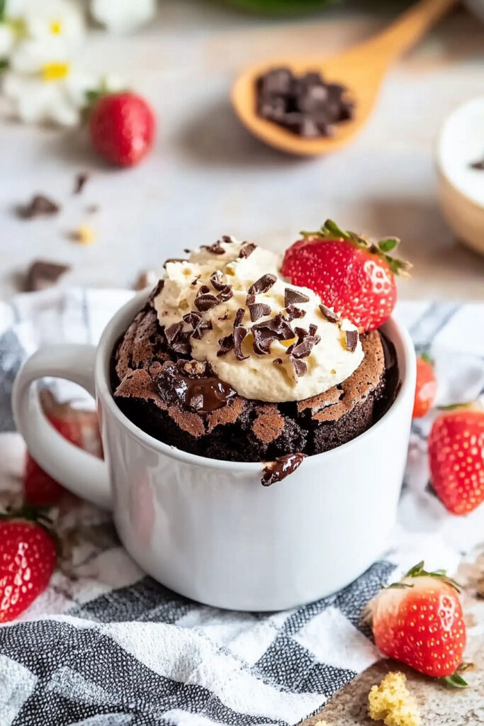 Serving Suggestions Brownie in a Mug