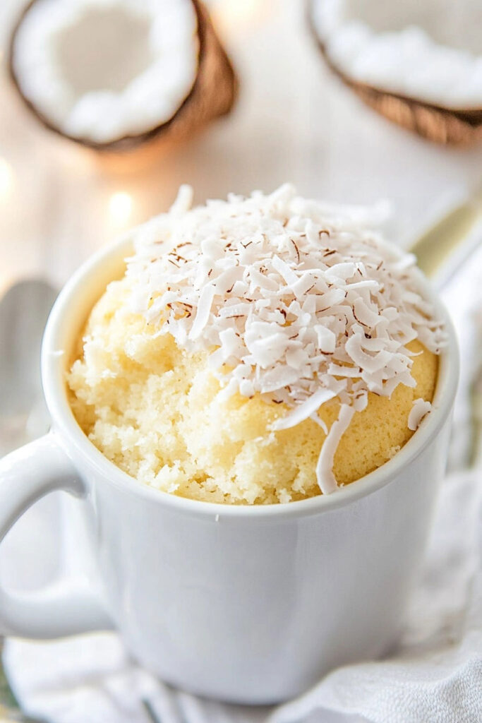 Serving Suggestions for Coconut Mug Cake