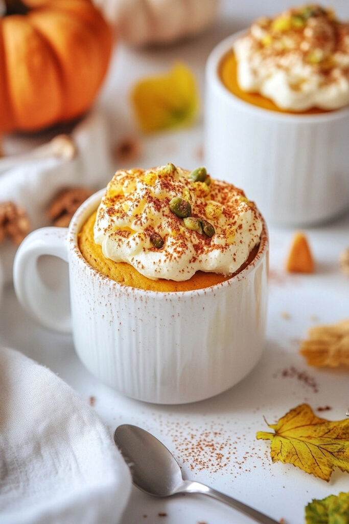 Serving Tips for Pumpkin Mug Cake