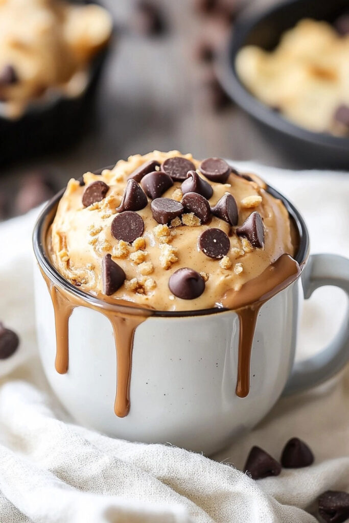 Serving Your Peanut Butter Mug Cake