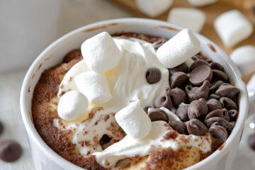 S'mores Chocolate Mug Cake