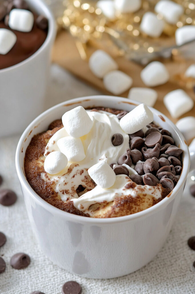 S'mores Chocolate Mug Cake