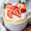 Strawberry Mug Cake