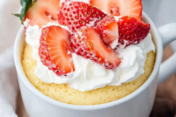 Strawberry Mug Cake