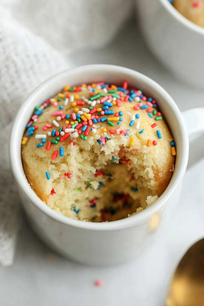 Sugar Cookie Mug Cake