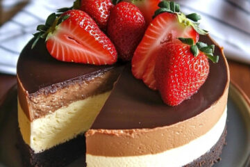 Triple Layer Cheesecake