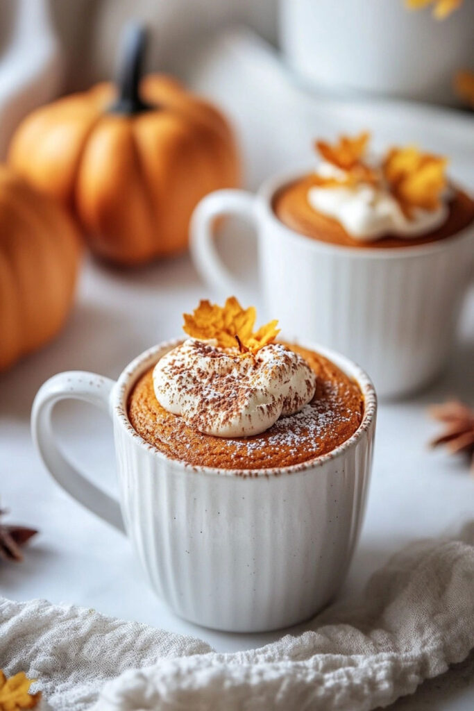 Variations of Pumpkin Mug Cake