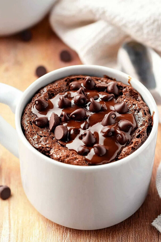 Vegan Brownie in a Mug