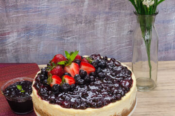 Berry Topped New York Cheesecake