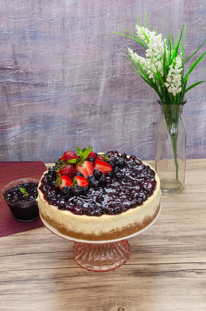 Berry Topped New York Cheesecake