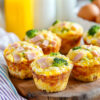 Breakfast Muffins with a Hash Brown Crust