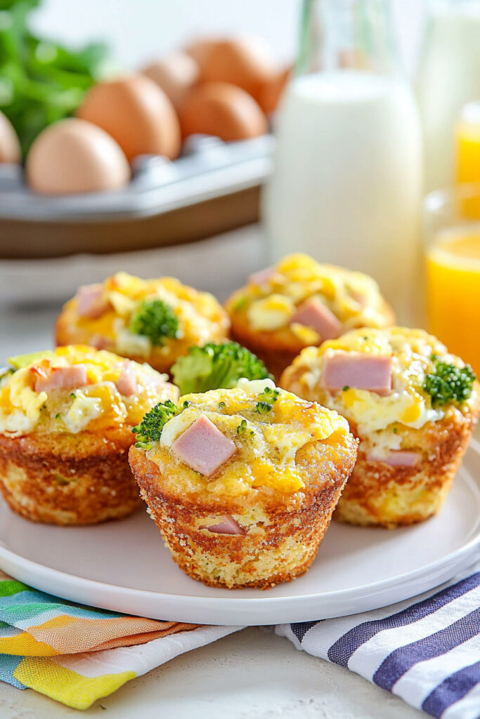 Breakfast Muffins with a Hash Brown Crust Recipe