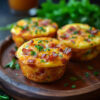 Cheddar & Veggie Breakfast Egg Muffins