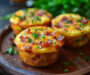 Cheddar & Veggie Breakfast Egg Muffins