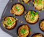 Cheesy Potato Roses with Green Onions