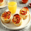 Cheesy Puff Pastry Rose Muffins