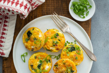 Cheesy Veggie Egg Bites