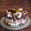 Chocolate Drip Candy Overload Cake