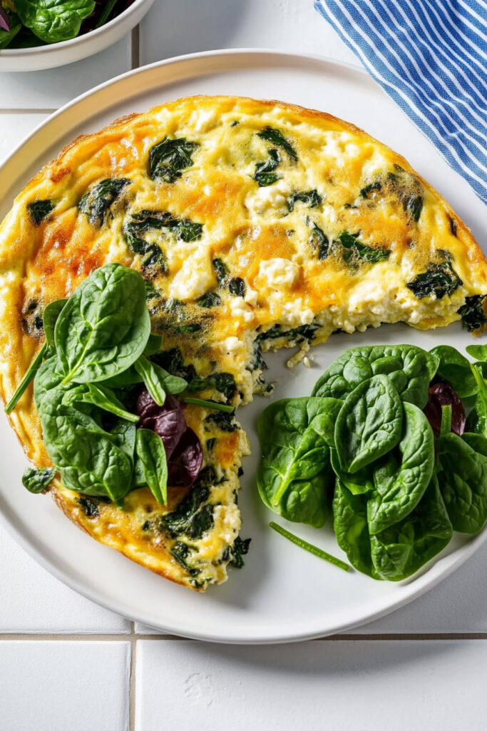 Cottage Cheese Egg and Sausage Frittata