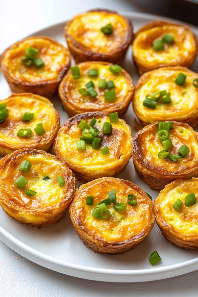 Crustless Crab Quiche Bites