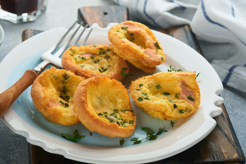 Customization Ideas Savory Egg Muffins with Cheese and Herbs