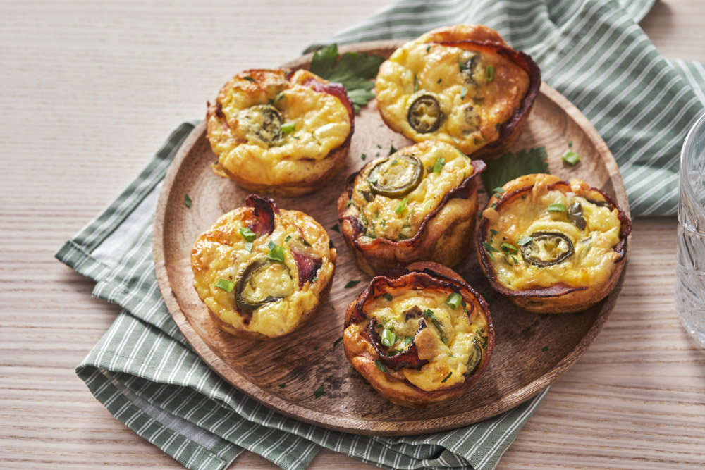 Customizations Jalapeño Egg Muffins with Cheese