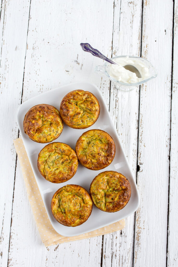 Customizations Savory Zucchini and Herb Muffins