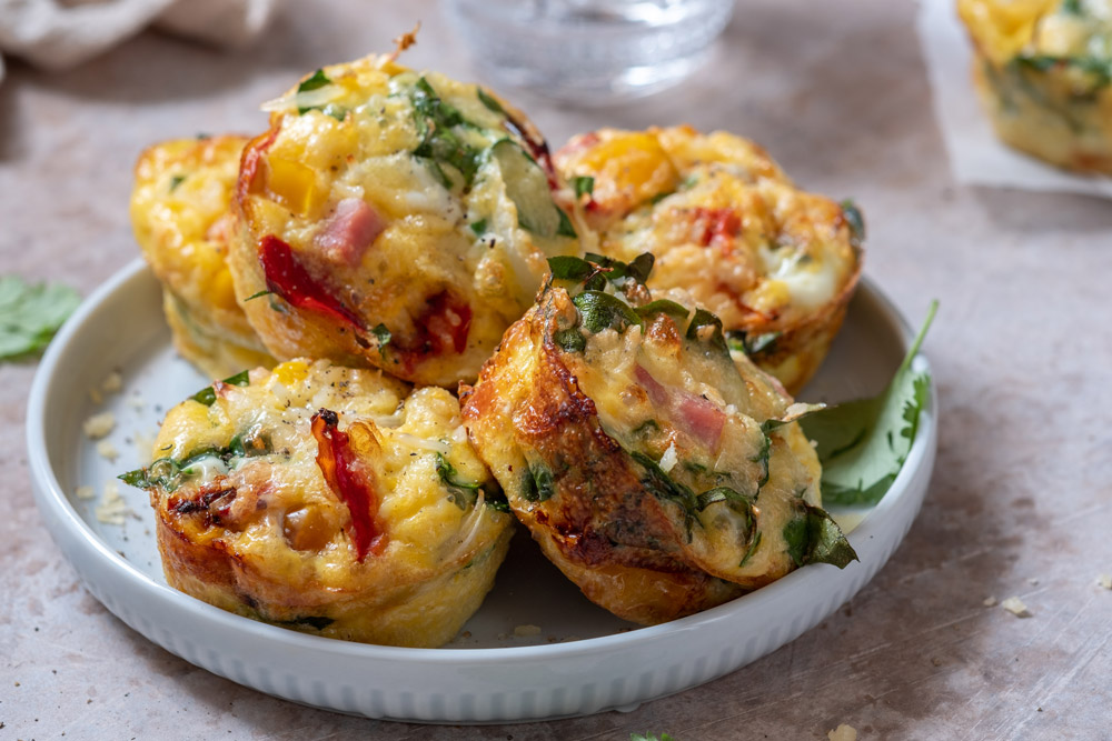 Customizations Vegetable & Cheese Egg Muffins