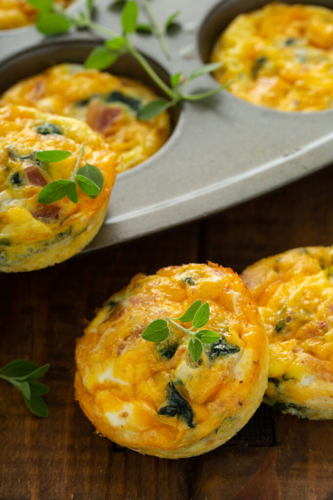 How to Serve Cheesy Veggie Egg Bites