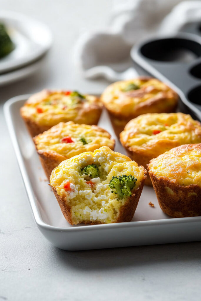 How to Serve Cottage Cheese Omelet Muffins