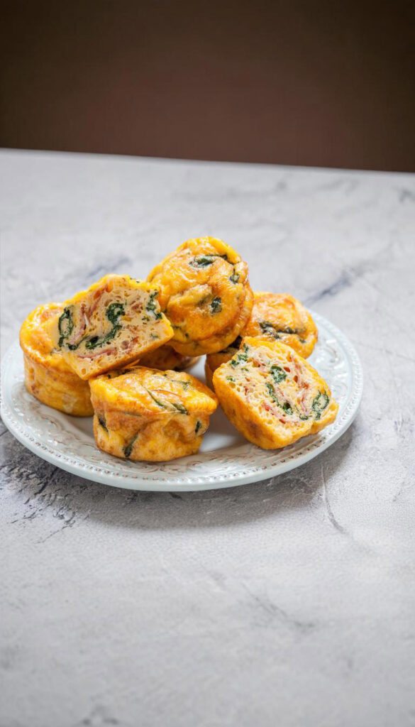 How to Serve Spinach and Cheese Egg Muffins