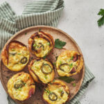 Jalapeño Egg Muffins with Cheese