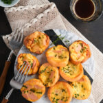 Savory Egg Muffins with Cheese and Green Onions