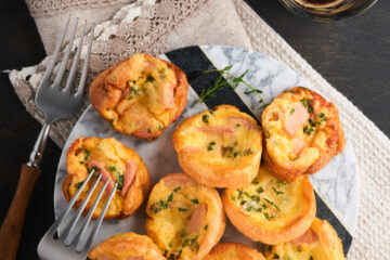 Savory Egg Muffins with Cheese and Green Onions