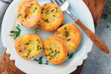 Savory Egg Muffins with Cheese and Herbs