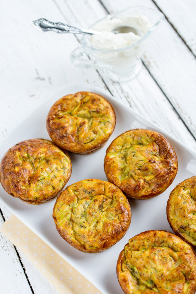 Savory Zucchini and Herb Muffins