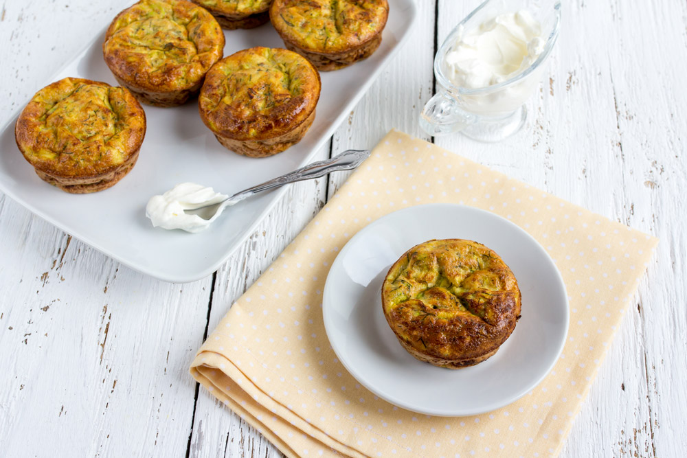 Savory Zucchini and Herb Muffins Recipe