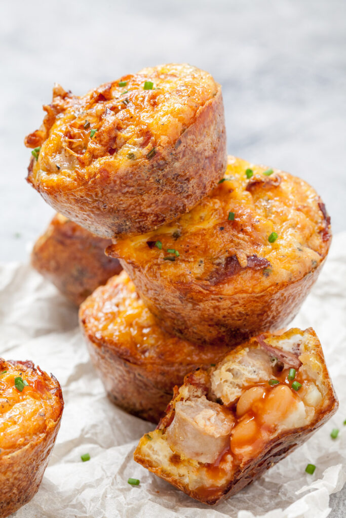 Serve Cheesy Breakfast Muffin Cups