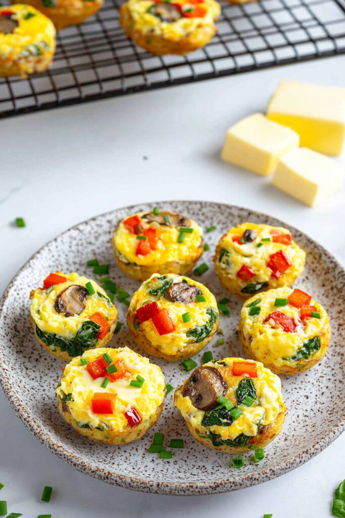 Serving Tips Veggie Egg Bites