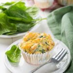 Spinach & Cheddar Savory Muffins