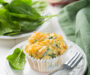 Spinach & Cheddar Savory Muffins