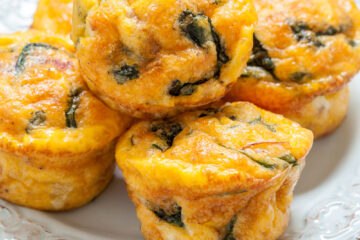 Spinach and Cheese Egg Muffins