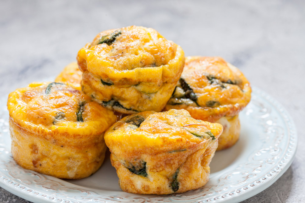 Storage Tips Spinach and Cheese Egg Muffins