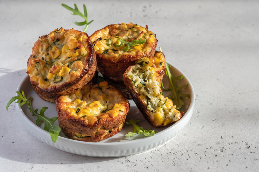 Storing Zucchini and Corn Egg Muffins